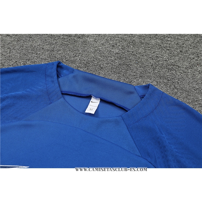 Chandal del Inter Milan 22-23 Manga Corta Azul - Pantalon Corto